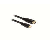 PureLink PI1200-020 Série PureInstall Câble Mini HDMI High Speed (HDMI C mâle vers HDMI A mâle, 2m) noir