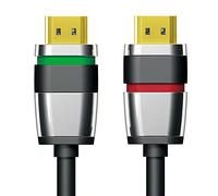 PureLink ULS1000-030 Câble Ethernet haute vitesse Ethernet certifié avec verrou de sécurité (compatible HDMI 2.0, résolution UltraHD jusqu'à 4096x2304 pixels compatible FullHD 3D
