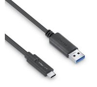 PureLink USB-C to USB-A Cable, USB 3.1 Gen 1 with 5 GB/s Data Transfer, Black, 2