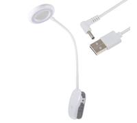 Loupe LED à pince Sew Easy rechargeable USB - Blanc - Travaux de précision