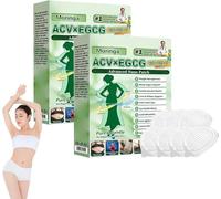 Purelora ACV x EGCG 2026 Lot de 2 patchs à micro-aiguilles avancés 10 en 1, ingrédients naturels à base de plantes, pour tous les types de peau