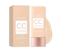 Purelums CC Color-Correcting Tinted Serum,Sérum Teinté CC Imperméable,Fond de Teint Couvrant,Fini Semi-Mat,Couvrance Légère,Waterproof,Longue,Hydratant Teinté pour Tous Types de Peau，Natural