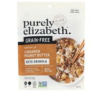 Purely Elizabeth Keto Granola Collagène au beurre d'arachide Keto Granola fabriqué avec des noix et des graines, sans graines, sans gluten, sans OGM (sachet de 8 oz)