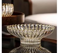 Puremagics Bol décoratif doré peint à la main - Diamètre 12 cm - Bol à fruits doré - Centre de table de cuisine - Décoration d'intérieur.