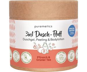puremetics Soin douche 3en1 Douche Fluff Pêche & Thé vert 250 g 250 g