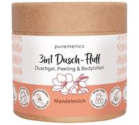 puremetics Soin Peelings-MasksDouche Fluff Lait d'amande 250 g