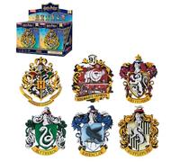 PUREMIND Harry Potter Puzzle 3D en Bois sous Licence Officielle - Set de 6pcs Aimants Frigo Blasons de Poudlard & Emblème du Poudlard Express DIY Collectible pour Adultes & Fans