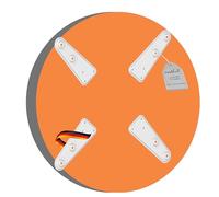 PureMounts ADAPT-D Plaque Adaptateur VESA universel pour l'Élargissement des Distances VESA, agrandit de VESA 200x200 jusqu'à 400x400, en 2 pièces, max. 30kg, blanc