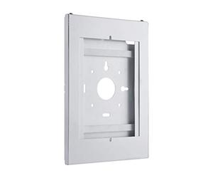 PureMounts PDS-5901 Coque en Acier verrouillable pour tablettes pour Apple iPad 9,7” / iPad Pro 10,5” / Samsung Tab A 10,1” 2019, Blanc