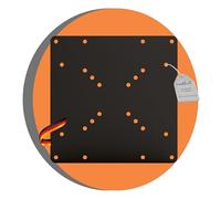 PureMounts Plaque Adaptateur VESA Universel pour l'Élargissement des Distances VESA, agrandit de VESA 50x50 jusqu'à 200x200, Max. 30kg, Noir