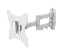 LCD LED TV Support Mural TV Neig-Schwenkbar Télescopique 17-37 Pouces Blanche