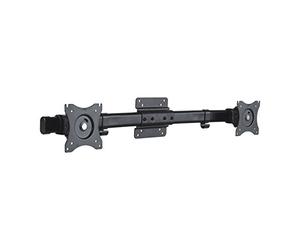 PureMounts PM-OFFICE-AD Adaptateur double écran pour 2 écrans 33-69 cm (13-27 pouces), inclinable: -45 ° à 45 °, orientable: -15 ° à 15 °, pivotant: -180 ° à 180 °, max. 10 kg, VESA 100x100, noir