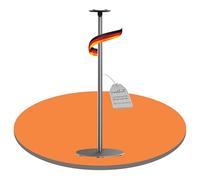 PureMounts Support de Haut-Parleur, pour Sonos Era 100, avec Gestion des câbles, capacité de Charge de 3 kg, Noir