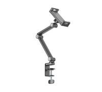 PureMounts® Support de Table pour Tablette, tablettes de 4,7" à 12,9", Rotatif à 360°, capacité de Charge jusqu'à 1 kg, Coussinet en Silicone, Noir