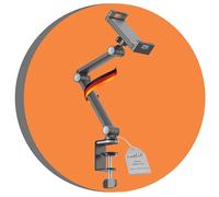 PureMounts® Support de Table pour Tablette, tablettes de 4,7" à 12,9", Rotatif à 360°, capacité de Charge jusqu'à 1 kg, Coussinet en Silicone, Noir