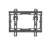 PureMounts Support mural universel inclinable pour écran TV plat et incurvé de 23 à 43 pouces jusqu'à 45 kg Support TV max. VESA 200 x 200 mm Noir
