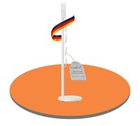 PureMounts Support pour aspirateur universel compatible avec Dyson, Philips, Samsung, Bosch, Miele, Anyson, Xiaomi, support au sol, support pour accessoires, Blanc