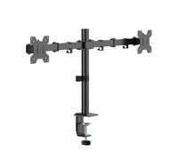 PureMounts Support pour Deux écrans 17-32 Pouces, VESA 75/100, réglable en Hauteur