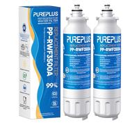 Pureplus Lt800p réfrigérateur filtre à eau de remplacement pour LG Lt800p, Adq73613401, Adq73613402, Kenmore 469490,46-9490,9490 blanc