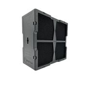 purero® Filtre à charbon actif/filtre en céramique - Remplacement pour filtre à charbon AEG 4055380481 - Compatible avec les plaques à induction AEG modèle 94215051600 - Fabriqué en Allemagne