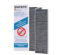 purero® Filtre de rechange compatible avec Bora Pure - Compatible avec PUAKF, Puru, Pure X - Filtre à charbon actif avec revêtement anti-poisson - Fabriqué en Allemagne