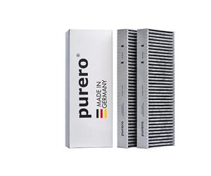 purero® Lot de 2 filtres à charbon actif - Convient pour Bora Basic BAKFS - Filtre à charbon actif de qualité fabricant - Fabriqué en Allemagne
