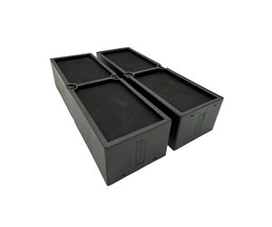 purero Lot de 2 filtres en céramique - Compatible avec les filtres à charbon Elica Nikola Tesla KIT0167755 - Convient pour les modèles NIKOLATESLA Alpha Fit, 3Z, Prime S - Fabriqué en Allemagne