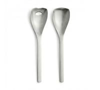 PURESIGNS Lot de 2 couverts à salade 16 cm en acier inoxydable 18/10 mat