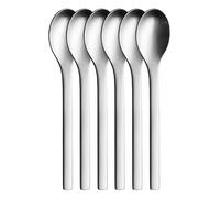 Puresigns One Extra Lot de 6 cuillères à café en acier inoxydable Argenté mat 14 cm