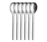 Puresigns One Extra Lot de 6 cuillères à œuf en acier inoxydable Argenté mat 13 cm