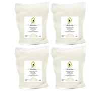 Purespa | 4 kg de Cire de soja Naturelle et écologique | Cire Premium en Flocons pour la Fabrication de Bougies en contenants | Point de Fusion Bas 46-48° (4 Sachets de 1 KG) Offre limitée