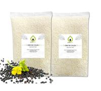 PURESPA - Cire de colza (2 KG) pour la fabrication de bougies moulées et fondants, cire à bougie, cire végan et naturelle