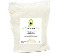 Purespa Cire de soja Premium pour bougies 1KG- cire vegan en Flocons pour fabriquer des bougies 100% naturelle et écologique