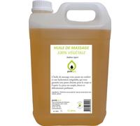 Purespa Huile de Massage végétale parfumée - 100% Massage Naturelle exotique (Ambre Épicé, 5 Litres)