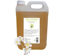 Purespa Huile de Massage végétale parfumée - 100% Massage Naturelle exotique (Tiaré, 5 Litres)