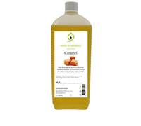 Purespa Huile de Massage végétale parfumée - 100% Massage Naturelle relaxante et exotique (Caramel, 1 Litre)