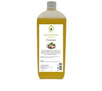 Purespa Huile de Massage végétale parfumée - 100% Massage Naturelle relaxante et exotique (Coconut, 1 Litre)