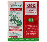 Puressentiel Anti-Pique Roller Multi-Apaisant Bio Lot de 2 x 5 ml