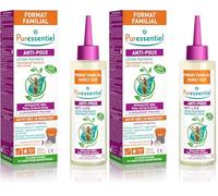Puressentiel - Anti Poux - Lotion Traitante avec Peigne - Efficacité prouvée pour éliminer poux, larves et lentes - 100% naturel - 200 ml format familial (Lot de 2)