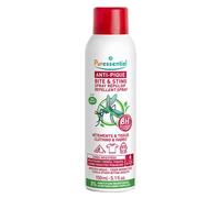 Puressentiel - Anti Pique - Spray Répulsif - Anti-Moustiques - Vêtements et tissus - Moustiques tigres, tiques, phlébotomes - Actif 100 pourcent végétal - Pompe 360 degrés - 150 ml