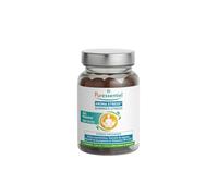 Puressentiel - Aroma Stress - Gummies Stress aux huiles essentielles bio - Extraits de Ginseng et Rhodiole Vitamines B3 et B12 - Favorise la concentration et aide à lutter contre l'anxiété - 45 Gommes