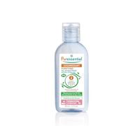 Puressentiel - Assainissant - Gel Antibactérien Peaux Sensibles à l'Amande Douce Bio - Hydratation 8H - Elimine 99,9% des bactéries et des virus - 80 ml