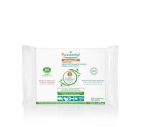 Puressentiel - Assainissant - Lingettes désinfectantes Mains & Surfaces - A l’Aloe Véra et Aux 3 Huiles Essentielles - 100% compostables, 100% fibres naturelles - Sans Javel - Alcool Végétal - x32