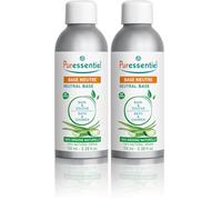 Puressentiel - Base Neutre Bain et Douche BIO - Visage, Corps et Cheveux - Pour huiles essentielles - 100 ml (Lot de 2)