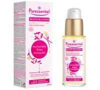Puressentiel - Beauté de la peau - Huile de Soin Visage Elixir Essentiel - Bio - Immortelle et Rose Musquée - Actions jeunesse - Eclat, fermeté, élasticité, hydratation -30 ml