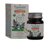 Puressentiel - Capsules d’huile essentielle de Menthe poivrée - BIO HEBBD - 100 pourcent pure et naturelle - Goût Neutre - 60 mini-capsules