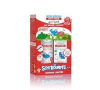 Puressentiel - Coffret Anti-Pique Enfant - Edition limitée les Schtroumpfs - Spray Répulsif et Apaisants + Roller Multi-Apaisant - Efficacité 7H - Frisbee rouge exclusif les Schtroumpfs
