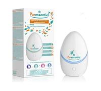 Puressentiel - Diffuseur Brumisateur Ovoid pour Huiles Essentielles - Humidie l'air et fait varier les couleurs - Silencieux et arrêt automatique