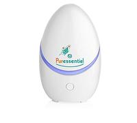 Puressentiel - Diffuseur Brumisateur Ovoid pour Huiles Essentielles - Humidie l'air et fait varier les couleurs - Silencieux et arrêt automatique