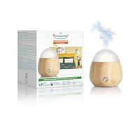Puressentiel - Diffuseur d’huiles essentielles humidificateur ETNA - Diffusion par ultrasons - 2 effets de brume - Lumière d'ambiance - jusqu'à 10h de diffusion